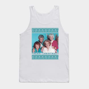 the golden girls chrismast blue Tank Top